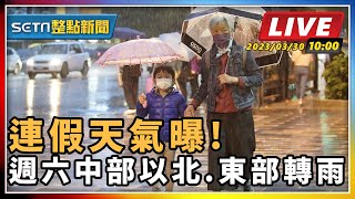 連假天氣曝! 週六中部以北.東部轉雨