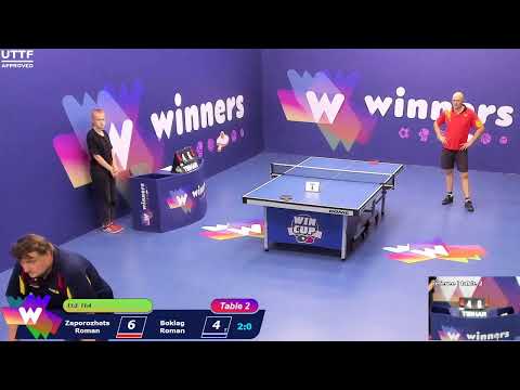 WINners CUP table 2  25.09  Zaporozhets Roman - Boklag Roman  18:00