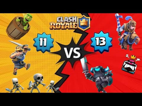 They rage quit!Beat level 13 cards with level 11|Trophy push