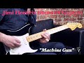 Jimi Hendrix Band Of Gypsys Machine Gun Blues Rock Guitar Cover