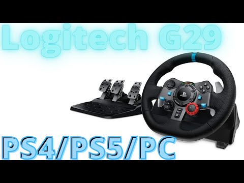 Logitech G29 Driving Force Steering Wheel PS4/PS5/PC Unboxing.