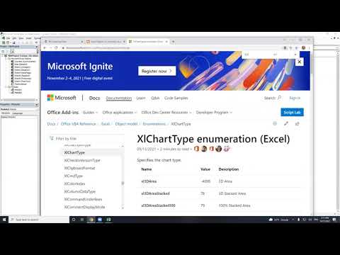 Working with chart objects in VBA