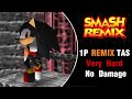 Smash Remix TAS Sonic Remix Mode Very Hard No Damage
