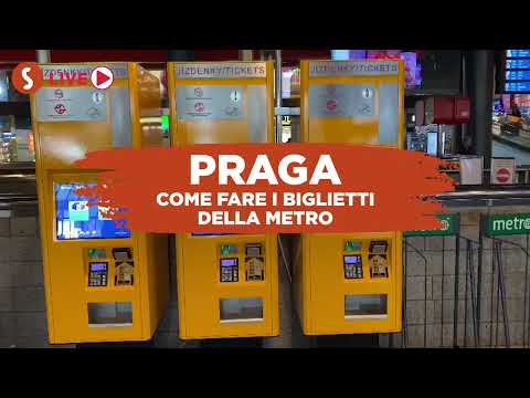 COME FARE i biglietti della metro a Praga!