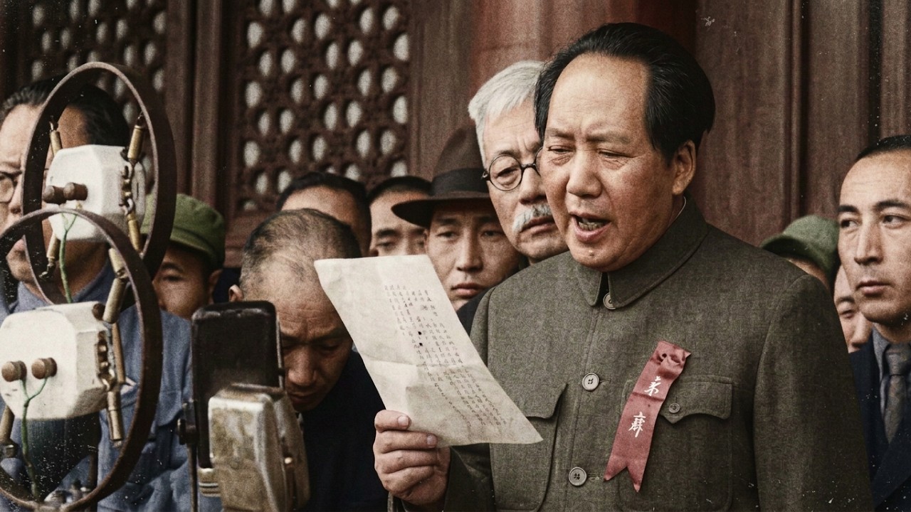 Mao Zedong’s 1949 Lost Speech (Restored) Tiananmen Square