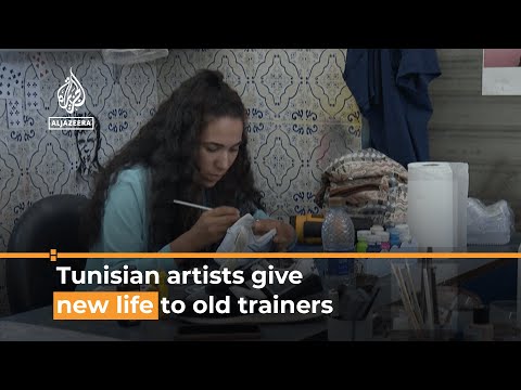 Save Our Sneakers: Tunisian artists give new life to old shoes  | Al Jazeera Newsfeed