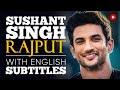 ENGLISH SPEECH | SUSHANT SINGH RAJPUT: Live Your 