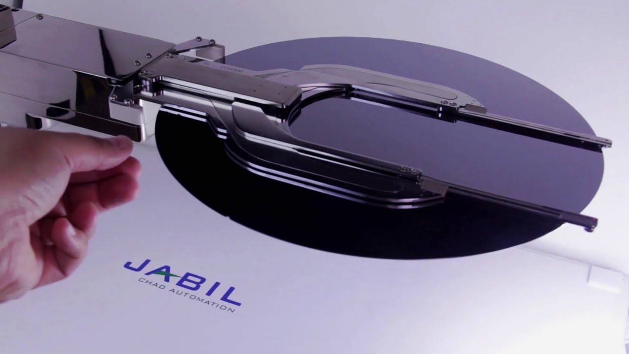 No Contact End-Effector Semiconductor Wafer Handling Demo