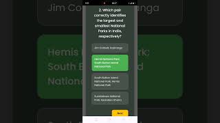 National Parks & other Environment MCQ #opsc