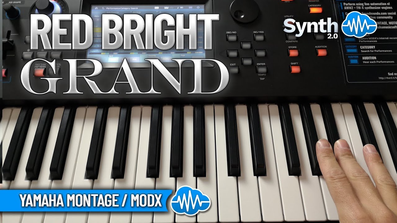 ITB001 - Red Bright Grand - Yamaha MONTAGE / M ( 4 presets ) Video Preview