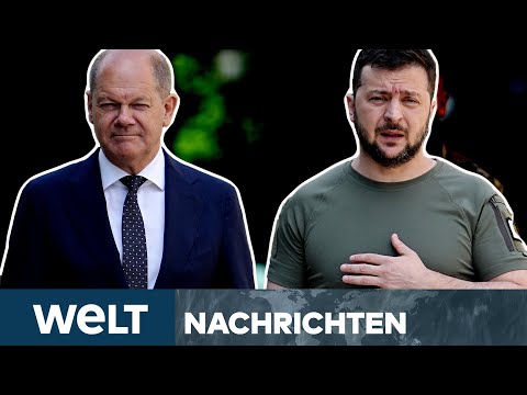 SCHOLZ IN DER UKRAINE: Mehrmals Luftalarm! Kanzler für EU-Kandidatenstatus | WELT Nachtstream