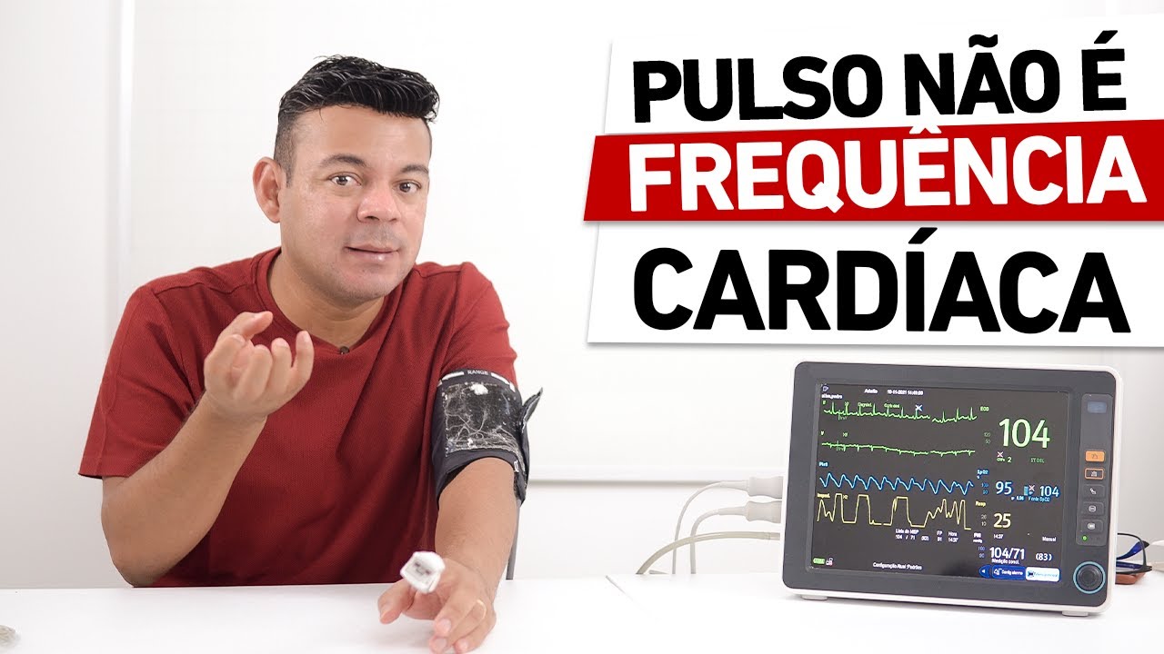 NÃO CONFUNDA PULSO COM FREQUÊNCIA CARDÍACA