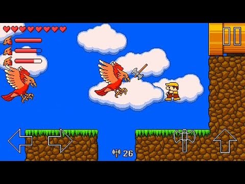 Retro World - walkthrough with secrets - Level 7-4 (Wind World)