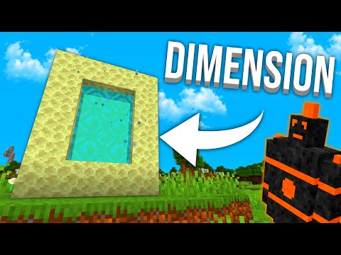 I CREATED a NEW DIMENSION for MINECRAFT!