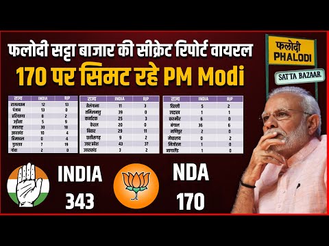 BJP Win Only 170 Seats In Lok Sabha Election 2024 According To Phalodi Satta Bazar Secret Report