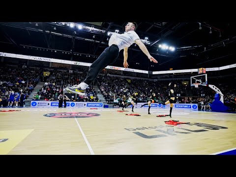 Neptunas - Zalgiris | Acrobatics performance | 2023.03.19
