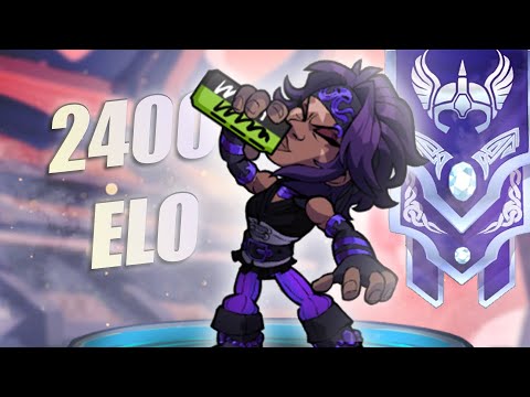 CLIMBING in 2400 Elo With Sidra | Brawlhalla Diamond Ranked 1v1
