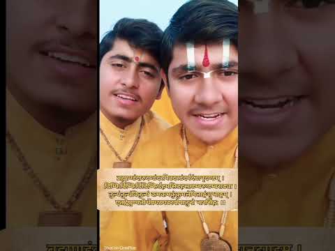 Two Brahmins Chanting Vedic Mantra. #amitmpai #mantras #shlok #bhakti #bhajan #stuti #hindu #shorts