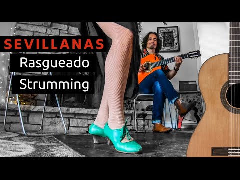 How to play Sevillanas Compas | Spanish Guitar Strumming Lesson