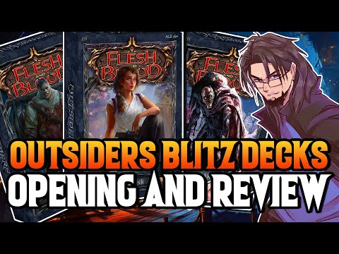Outsiders Blitz Starter Decks Opening and Review - Is It Worth It? ► Flesh and Blood TCG