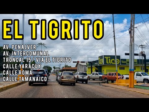 🇻🇪 Recorrido por el TIGRITO, ANZOATEGUI- Venezuela 2026 🚗💨