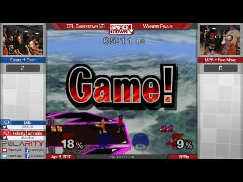 CFL Smackdown 121 Melee - M2K + Momo vs Colbol + Oaty - Doubles Winners Finals