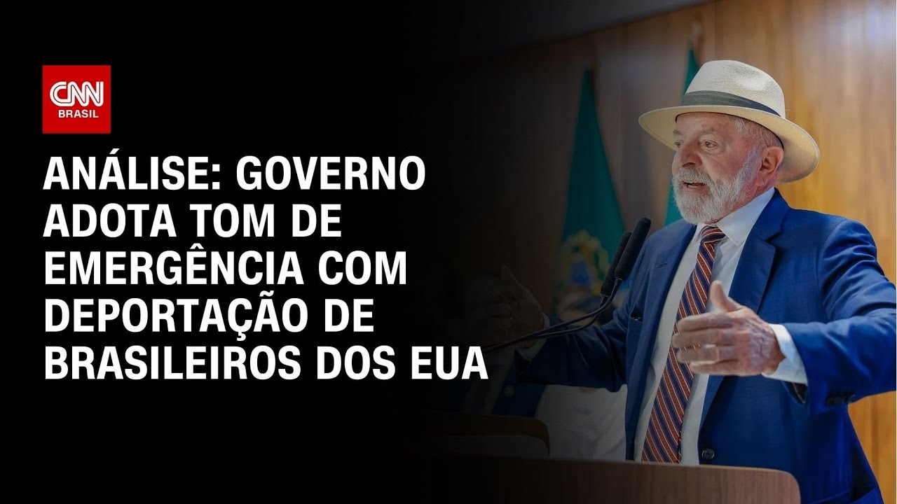 Análise: Governo adota tom de emergência com deportação de brasileiros dos EUA | CNN NOVO DIA
