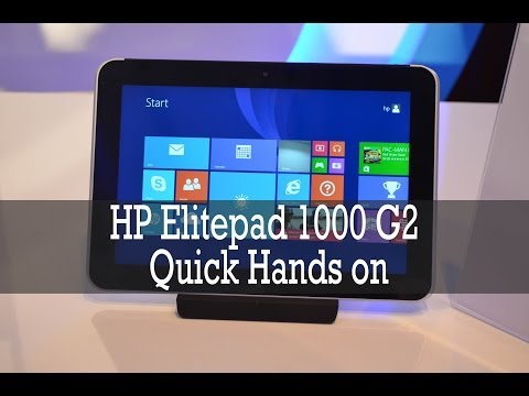 HP Elitepad 1000 G2 Tablet- Quick Hands on