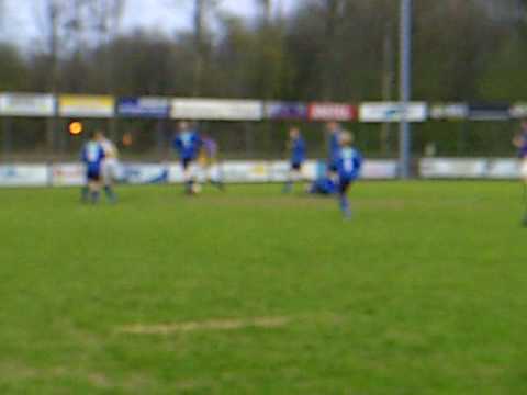 Be Quick D C1 - Leeuwarder Zwaluwen C1; de 3-2 van Jesse, heerlijk doelpunt