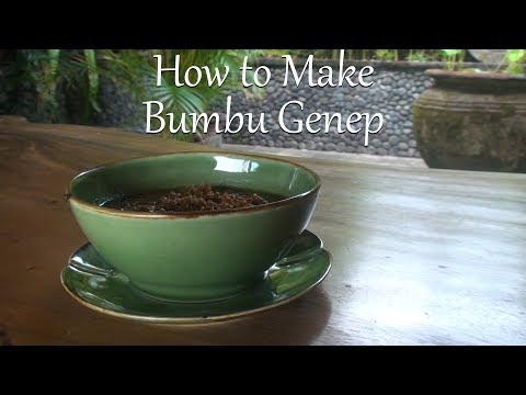Bumbu Genep, Authentic Balinese Cooking Sauce