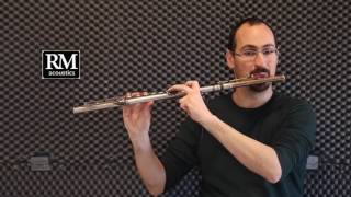 Petros Pappas demonstrates RMacoustics Flute Pickup.