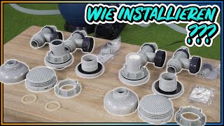 Intex Anschluss-Set ø 38 mm mit Absperrhahn 26004 + 26005: Unterschiede und Installation