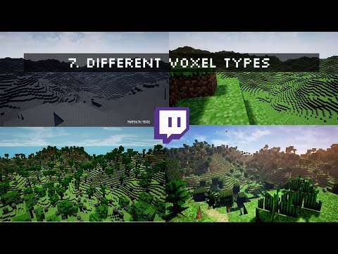 Tefel - Astro Colony - Unreal Minecraft - Twitch 12h challenge - 7. Different voxel types