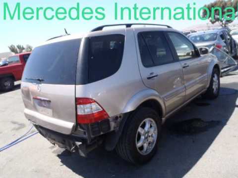 2002 Mercedes Ml500 Parts Car Parting Out #091513-1 Fix your car OEM