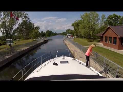 Docking At Lock #6   Sit Back Sunday Gopro Cruise