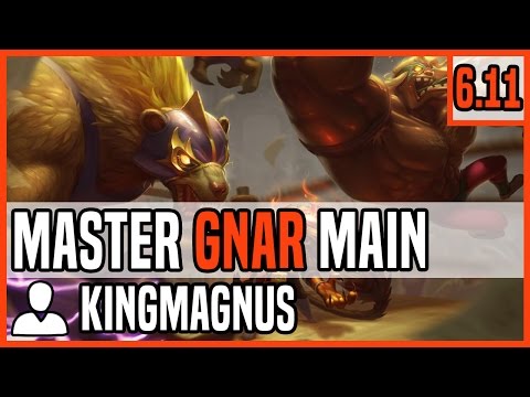 Patch 6.11 Gnar Top OTP - Matchup: Fiora - Ranked Master EUW