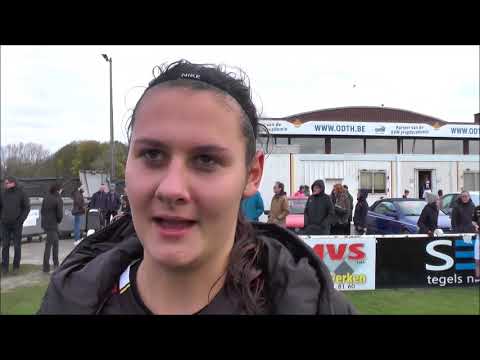 Lotte Cloet na KV Mechelen B - FC Antwerp Girls op 18.11.2017