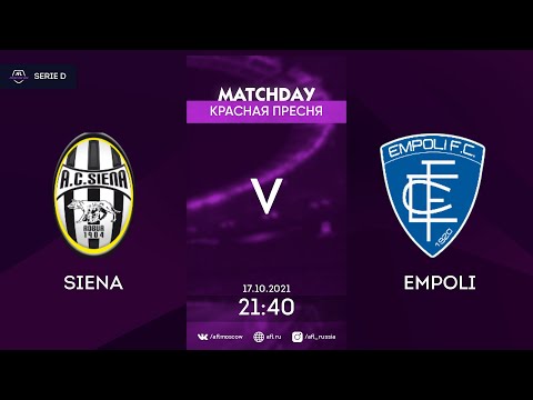 AFL21. Italy. Serie D. Day 11. Siena - Empoli