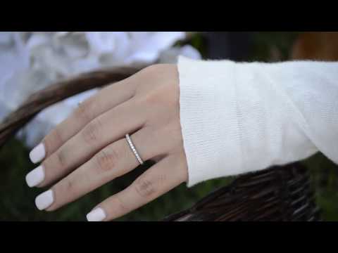 0.2 Ct. Common Prong Set Wedding Ring - TwoBirch TB-WR-0203-WG-D