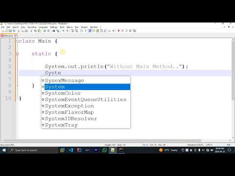 How To Run Java Program Without Main Method Part 1