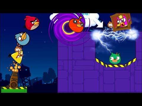 Angry Birds Collection Hacked 4 - SHOOT ALL DIFFERENT BIRDS TO PIGGIES THROUGH ELECTRIC!