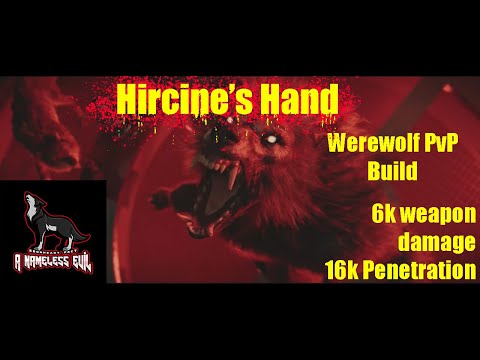 "Hircine's Hand" Pvp Werewolf Build I Scribes of Fate I Elder Scrolls Online