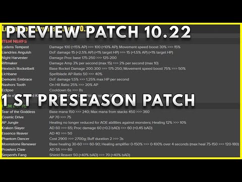 PATCH 10.24 PREVIEW PATCH! LEAGUE OF LEGENDS