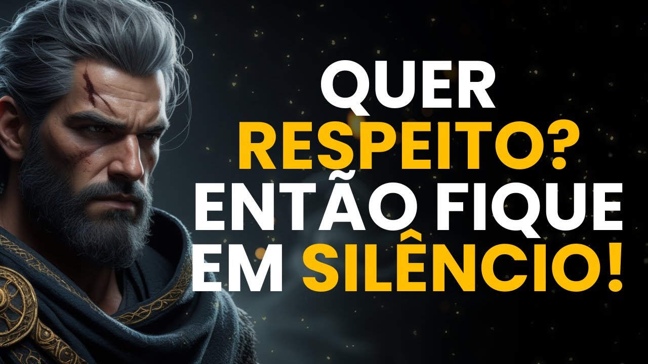 O Poder de Pensar Menos, Falar Menos e Focar Mais | Controle Sua Mente com Estoicismo 🏛️