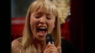 Dannii Minogue acoustic live performance of All I Wanna Do TFI Friday 1997 with Chris Evans