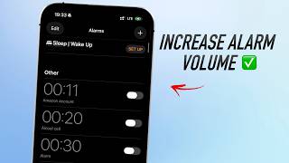 How To Change Alarm Volume On iPhone