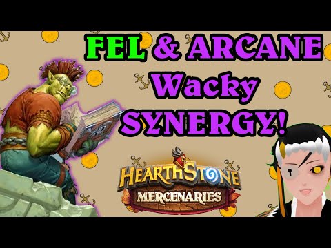 Fel & Arcane What MADNESS is this?!? | Arcane Fel Mercenaries | Hearthstone Mercenaries PvP Team