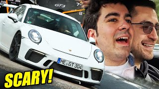 Trying Not to Crash in Porsche 991.2 GT3! // Cold & Wet Nürburgring