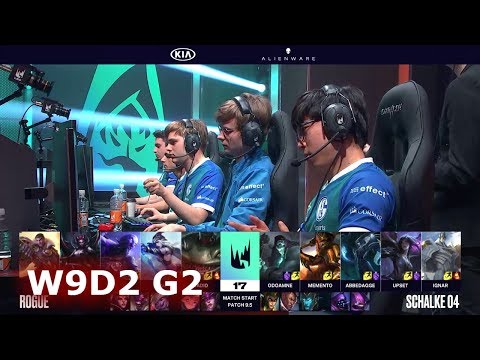 Rogue vs Schalke 04 | S9 LEC Spring 2019 Week 9 Day 2 | RGE vs S04 W9D2
