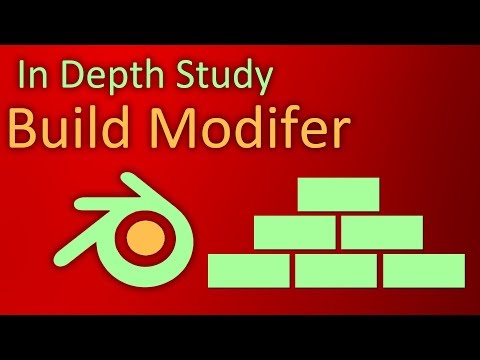 In Depth Study of Blender: Build Modifier